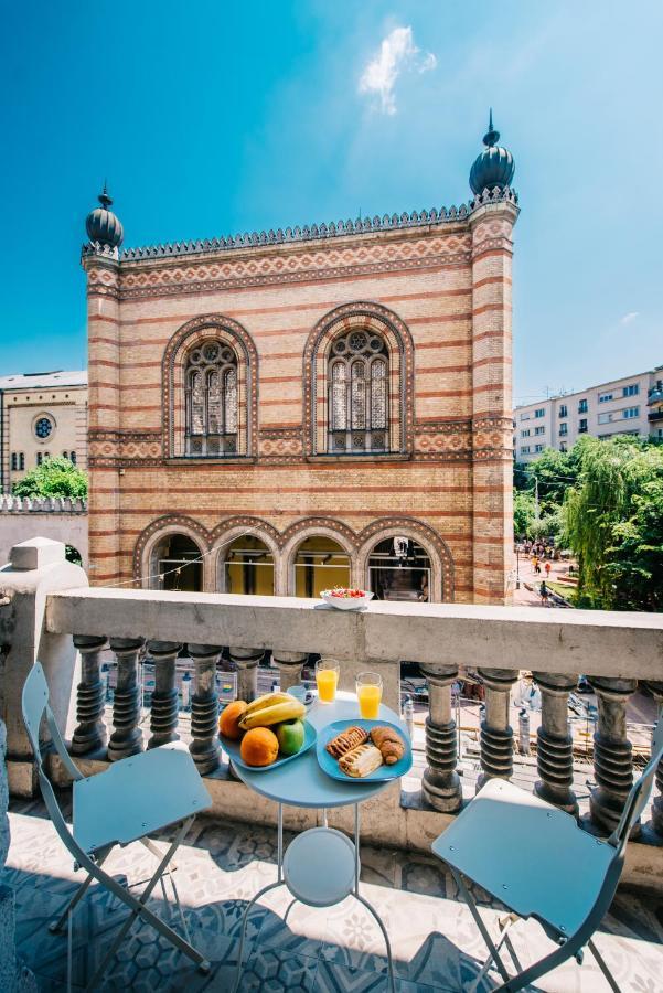 Jacuzzi Sinagoga View Daire Budapeşte Dış mekan fotoğraf