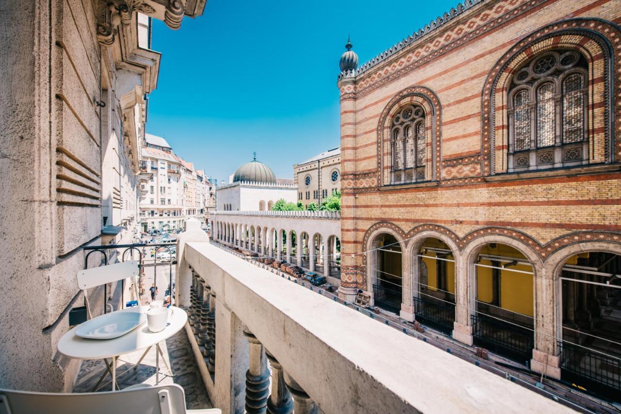 Jacuzzi Sinagoga View Daire Budapeşte Dış mekan fotoğraf